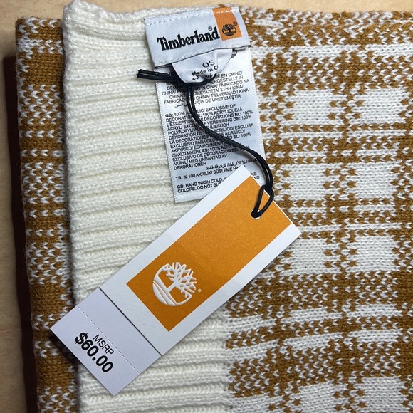 NWT - Timberland Plaid Scarf - Picture 3 of 4